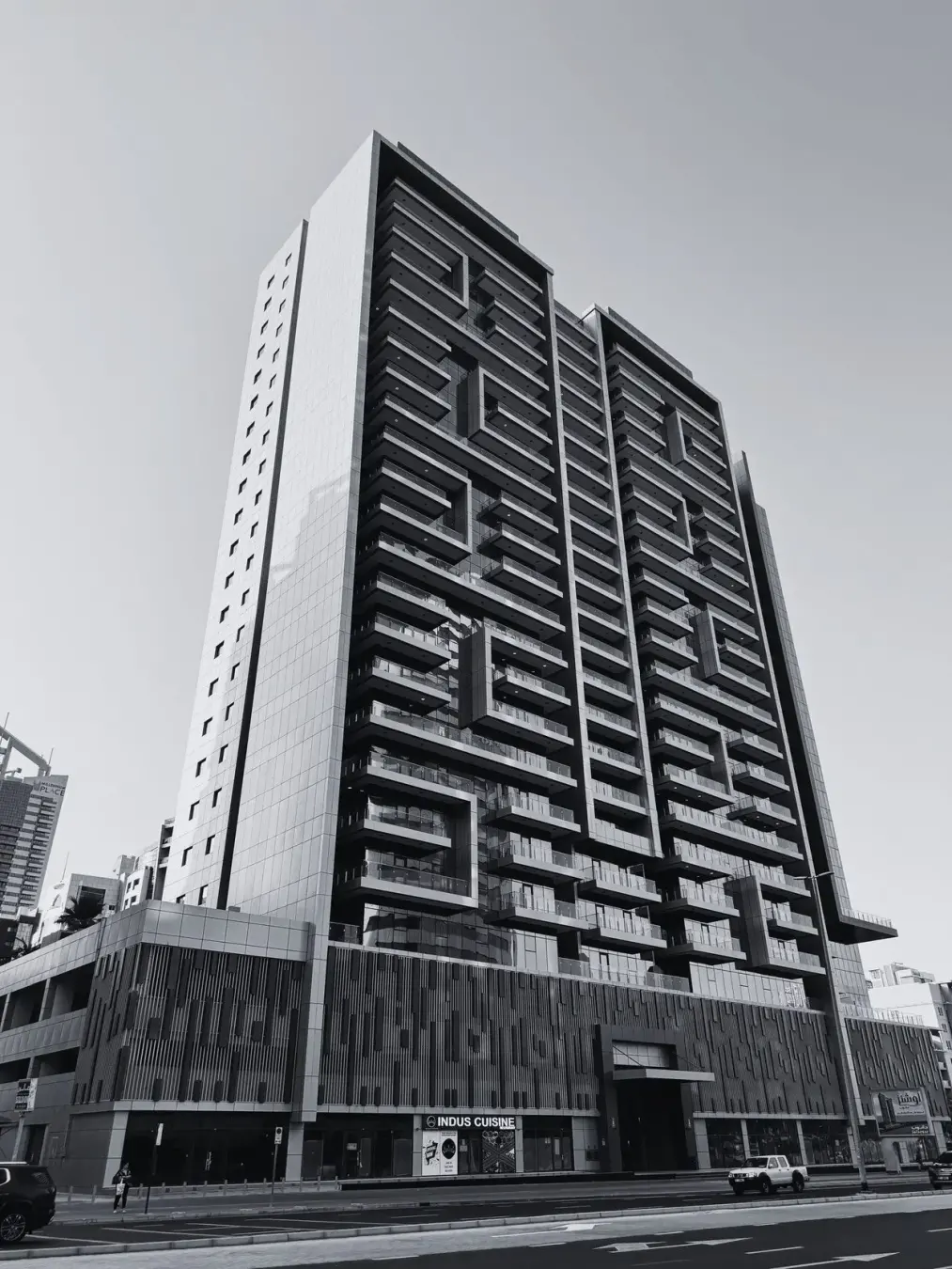 282 Green Avenue, two interconnected residential towers in Barsha Heights, Dubai