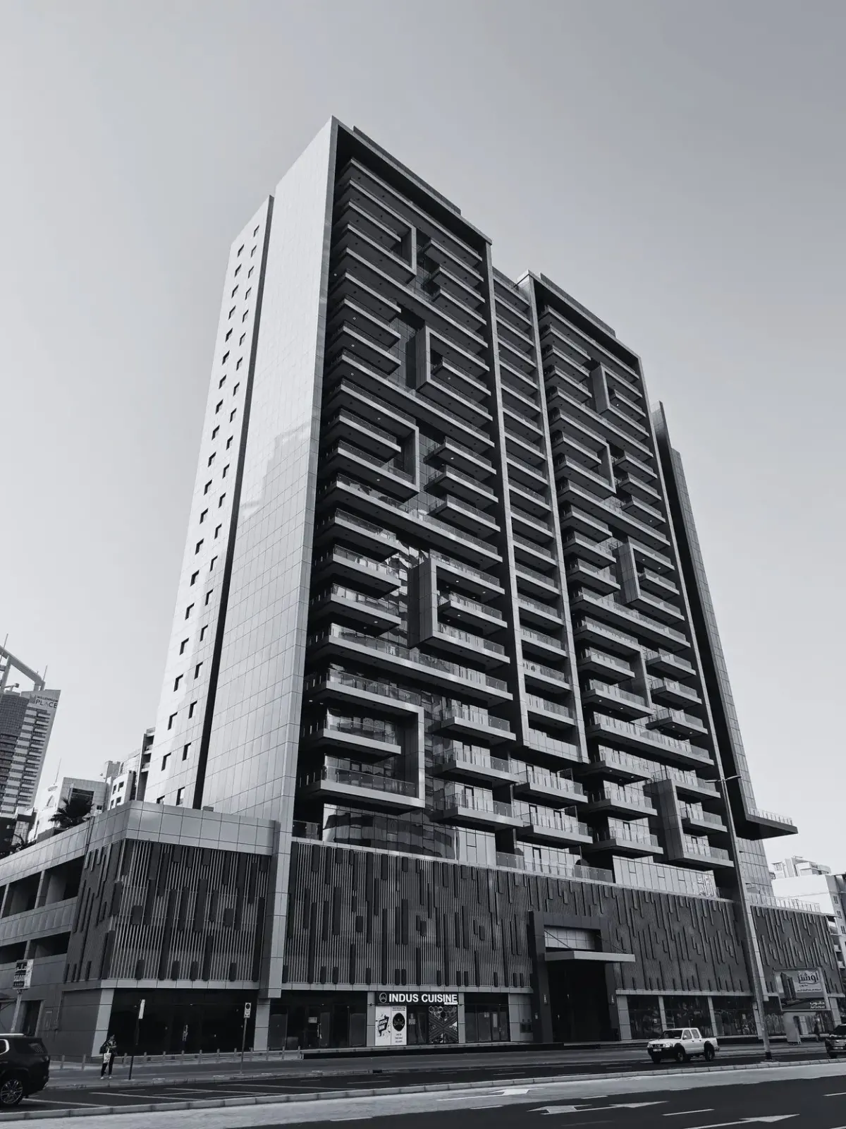 282 Green Avenue, two interconnected residential towers in Barsha Heights, Dubai