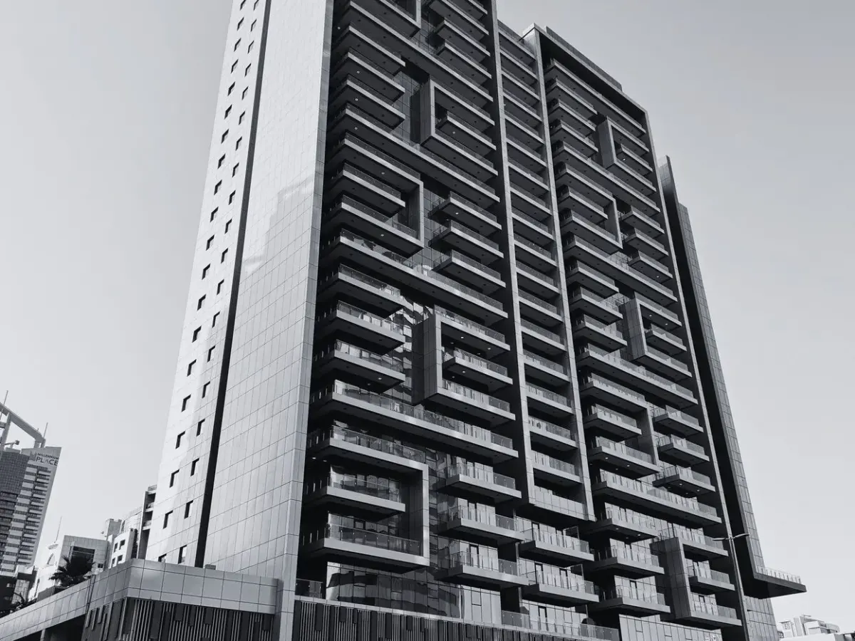 282 Green Avenue, two interconnected residential towers in Barsha Heights, Dubai